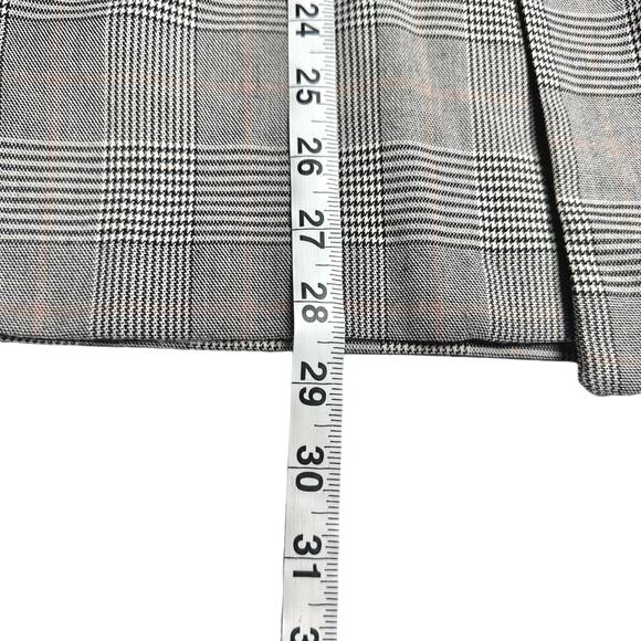 Stradivarius | Women | Stradivarius Glen Plaid Tab Sleeve Open Front Blazer | XS - Picture 7 of 13
